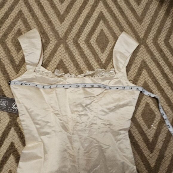 Ian Stuart Beige Wedding Dress 8 - Picture 8 of 8